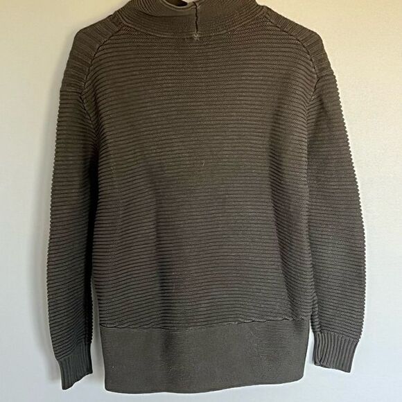 Vince Camuto Gray-Green Mock Neck Oversized Sweater XS *RUNS LARGE* - Picture 6 of 6